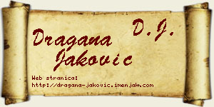 Dragana Jaković vizit kartica